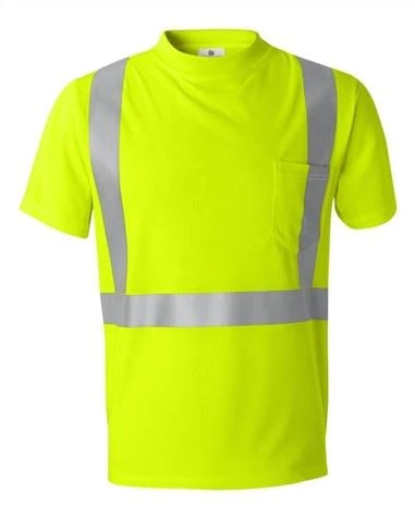Fluorescencyjna koszulka odblaskowa w kolorze limonkowym